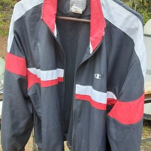 Adult, Sz XL, Champion jacket, with fishnet liner!